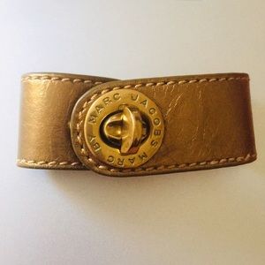 NWOT Marc Jacobs BRONZE leather bracelet